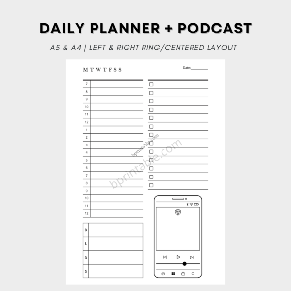 Daily Planner 2022 + Podcast