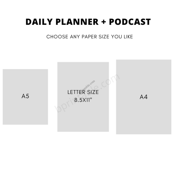 Daily + Podcast 2 Daily Planner 2022 + Podcast