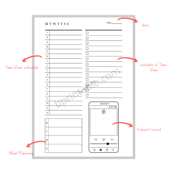 Daily + Podcast 5 Daily Planner 2022 + Podcast