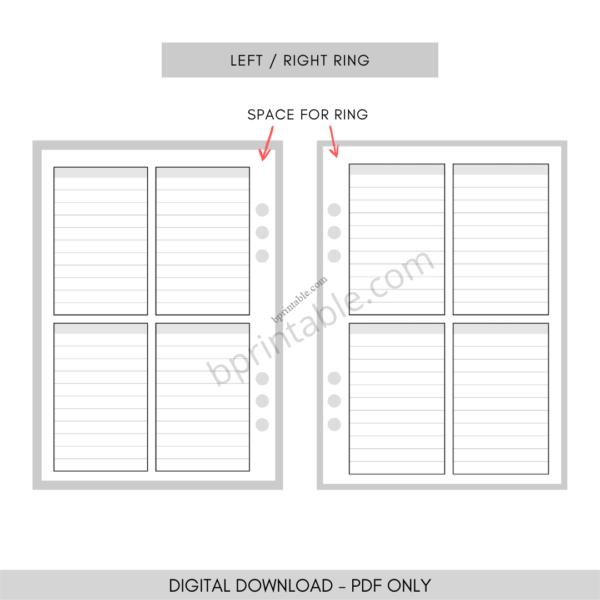Essential Blank 4 lined box 3 Essential Blank 4 lined box