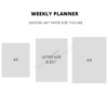 Flower Abstract Weekly Planner 2 Weekly Planner