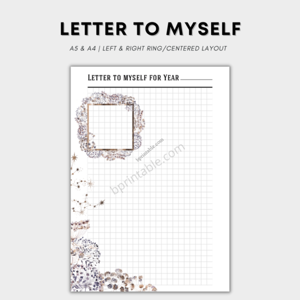 Letter to myself 1 Letter To Myself