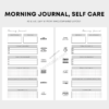 Morning Journal, Self Care 1 Morning Journal, Self Care