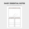 daisy essential grid notes to do list