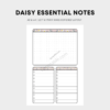daisy essential notes 1 daisy essential grid notes to do list