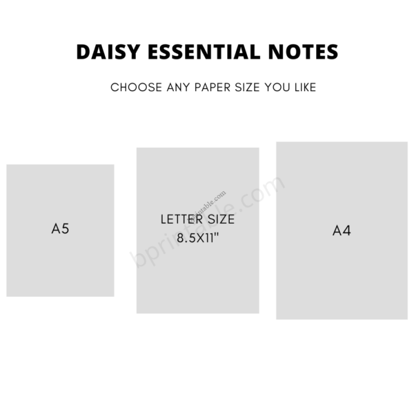 daisy essential notes 2 daisy essential grid notes to do list