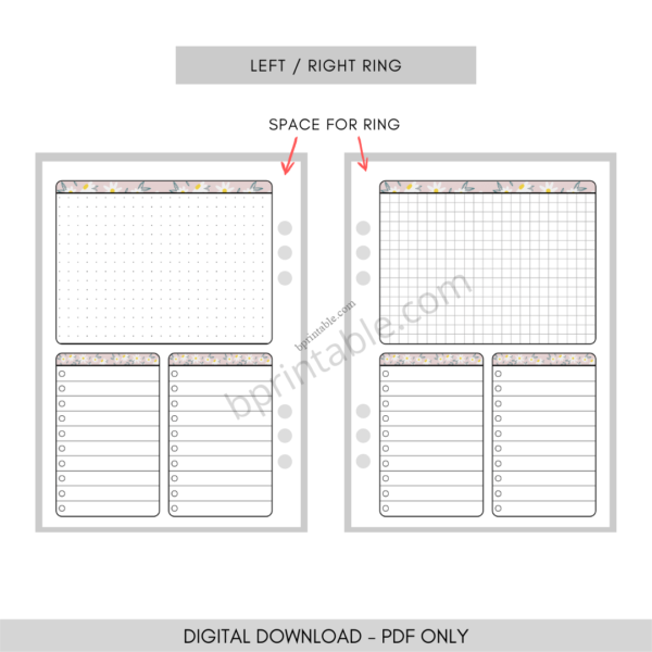 daisy essential notes 3 daisy essential grid notes to do list