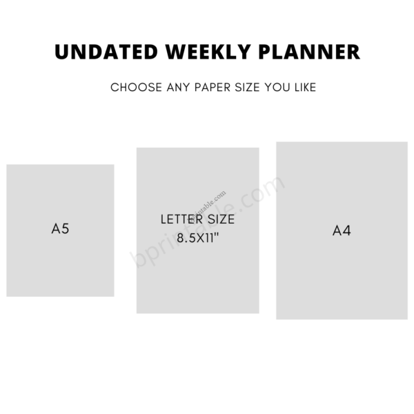 Weekly with undated flags 2 Weekly with undated flags