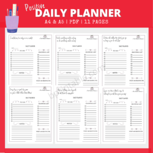 positive daily planner