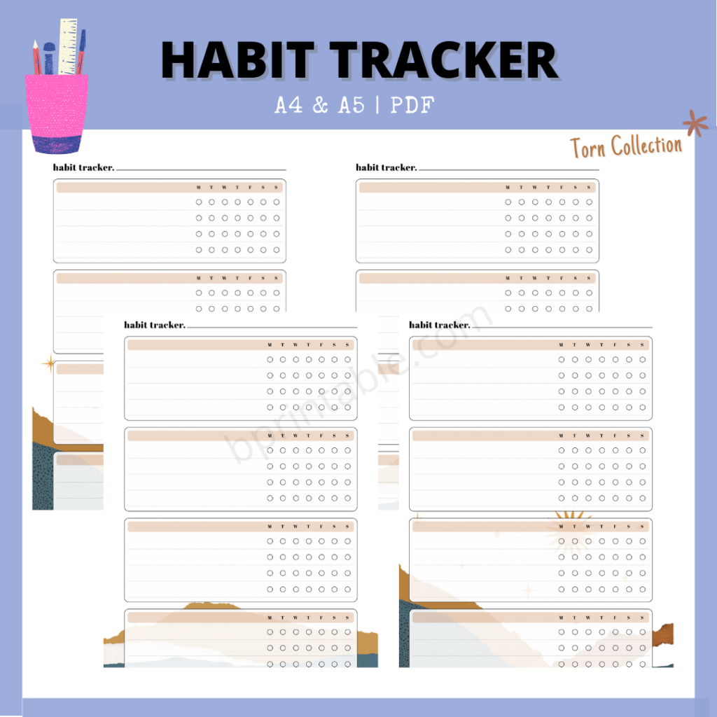 Track Your Success with Bprintable Habit Tracker Planner