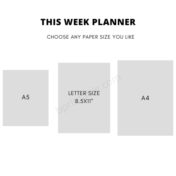 weekly planner this week printables
