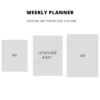 Weekly Planner Kawaii