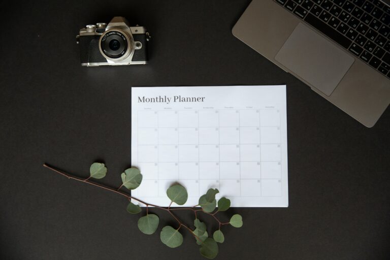 monthly planner monthly overview