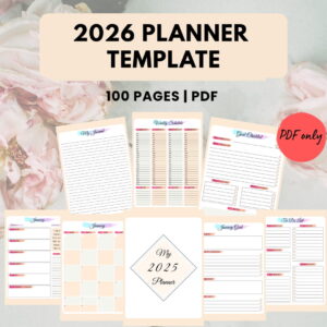 2026 Calendar Planner Template