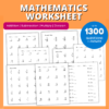 Math worksheet preschool