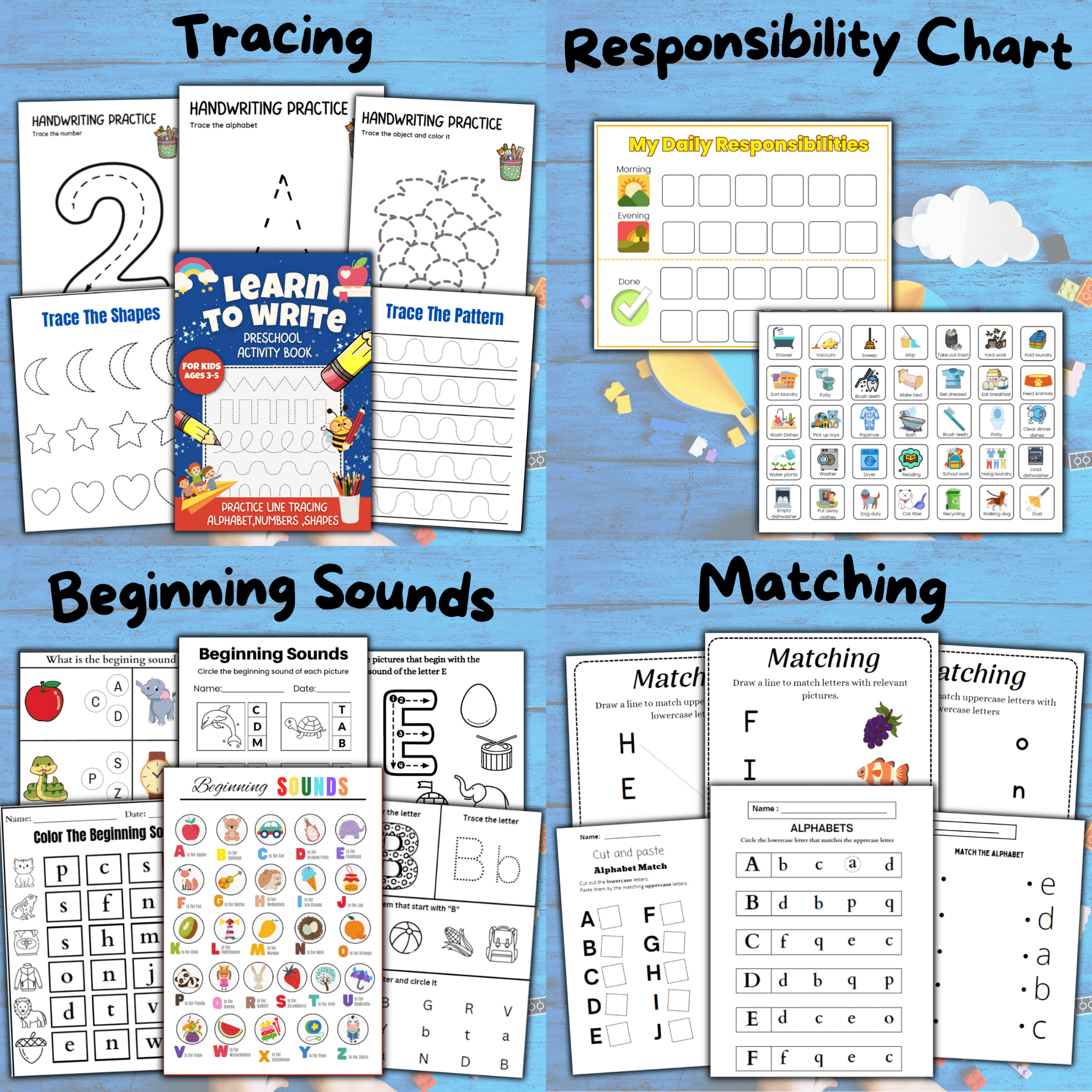 4000 Preschool Kids Worksheets | Fun Learning Activities